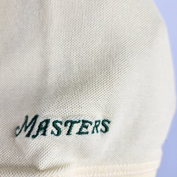 Masters Collection Shirt Mens XXL Yellow 60s Two Ply Mercerized Golf Polo - Picture 6 of 7